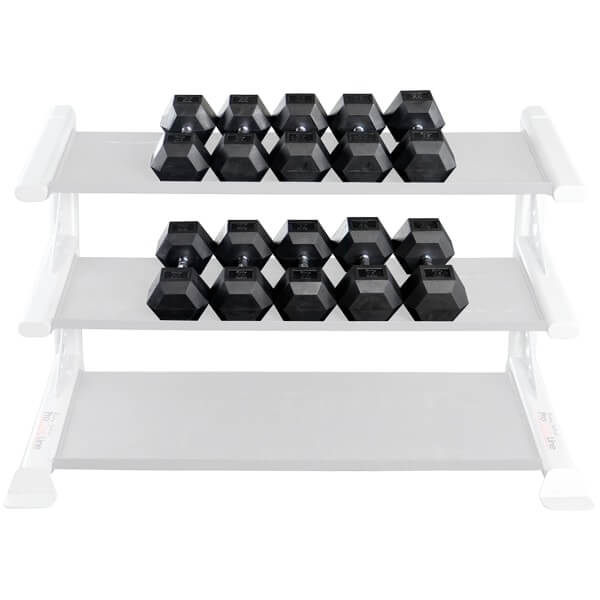 Body Solid Rubber Hex Dumbbell Sets SKU SDRS