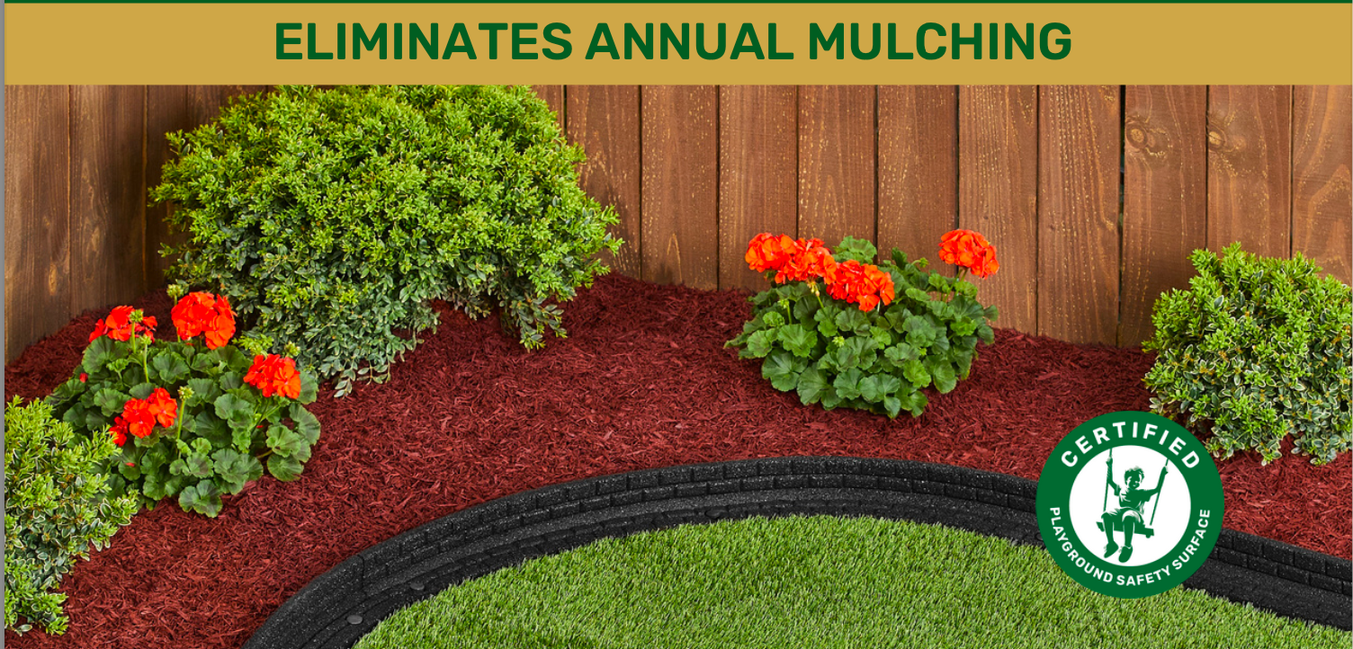 Ground Smart Shredded Rubber Mulch SKU GSRMShredded