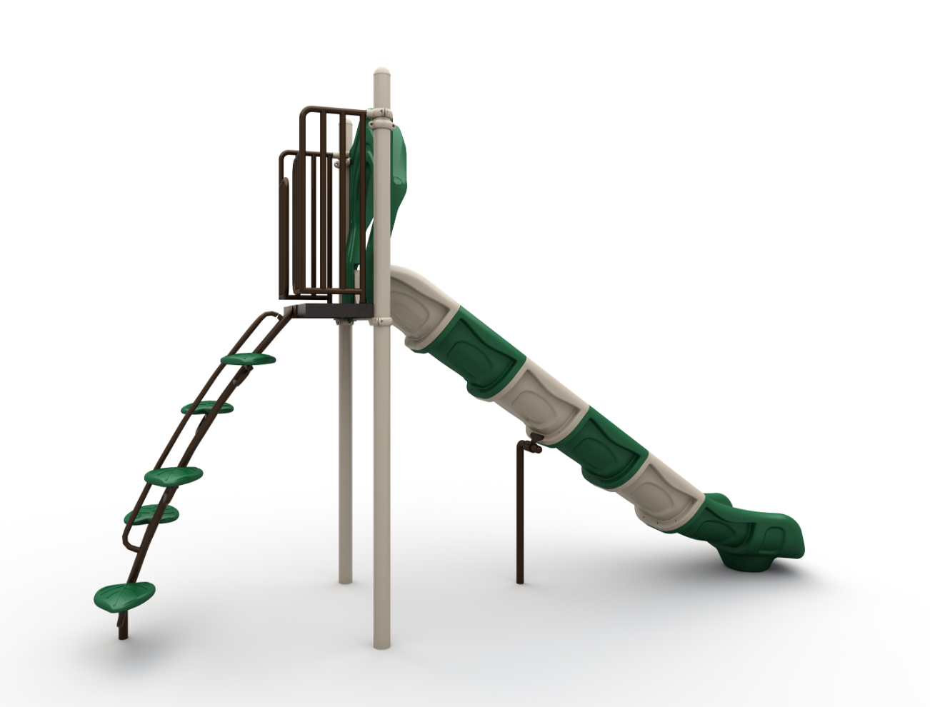 Wisdom 6 Foot Freestanding Single Slide SKU QSFS-SL72031LS