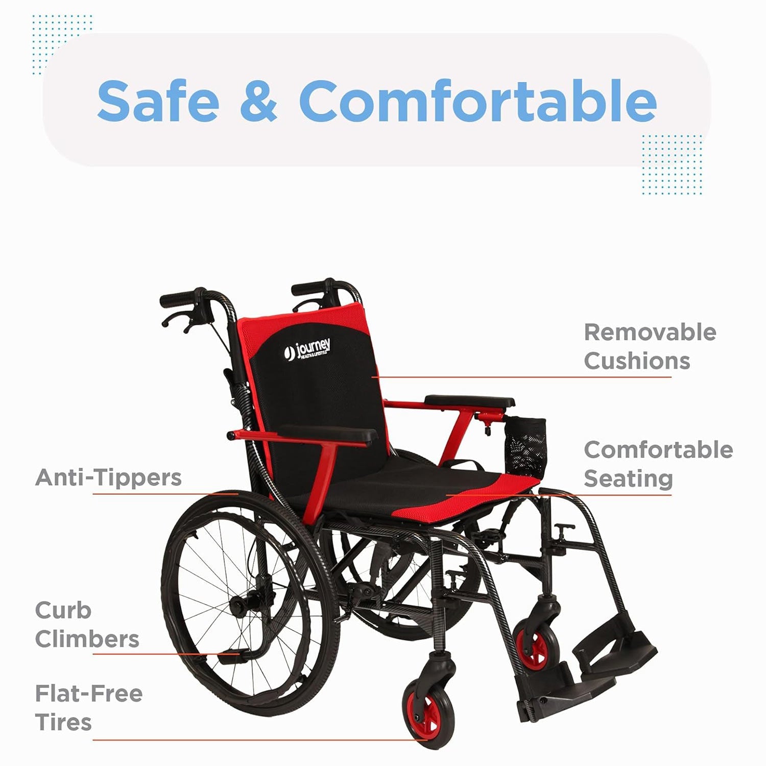 Journey Health & Lifestyle So Lite C2 Wheelchair SKU 8970