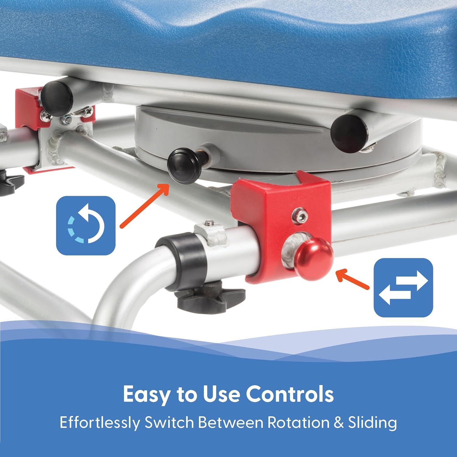 Journey Health & Lifestyle SoftSecure Rotating Transfer Bench SKU 33322