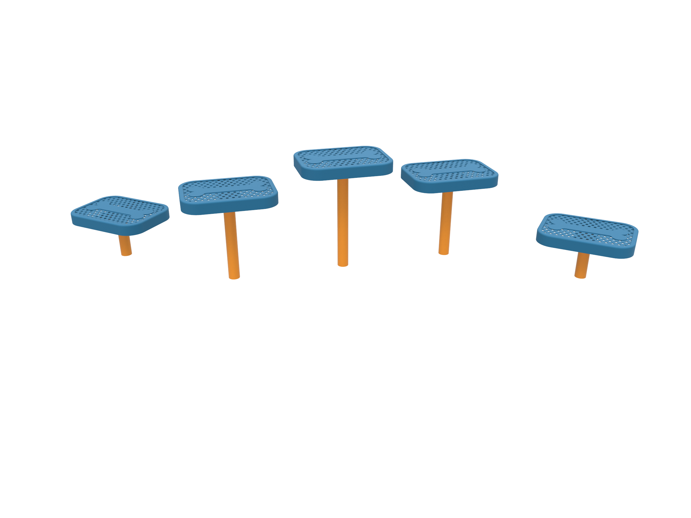 MyTCoat Stepping Pads,  Punched Steel SKU DOG06-S-00-000