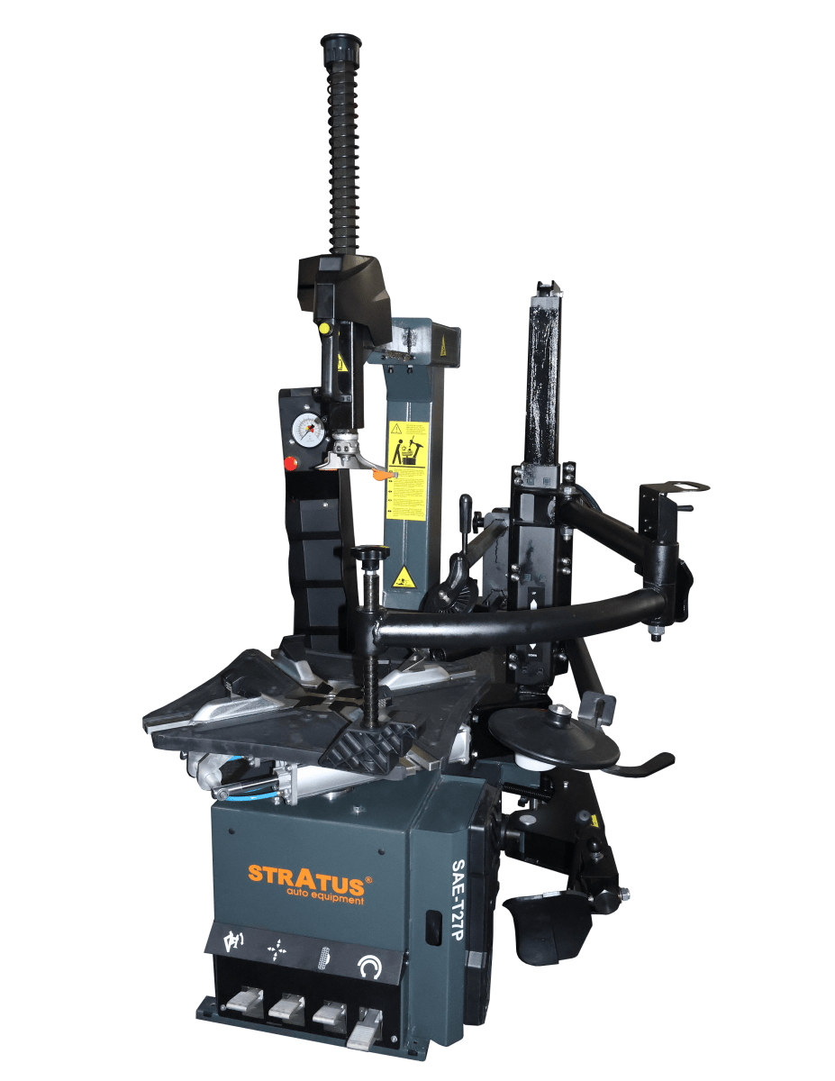 Stratus Tilt Back Tire Changer w/ Right Side Assistant Arm, 110V SKU SAE-T27P