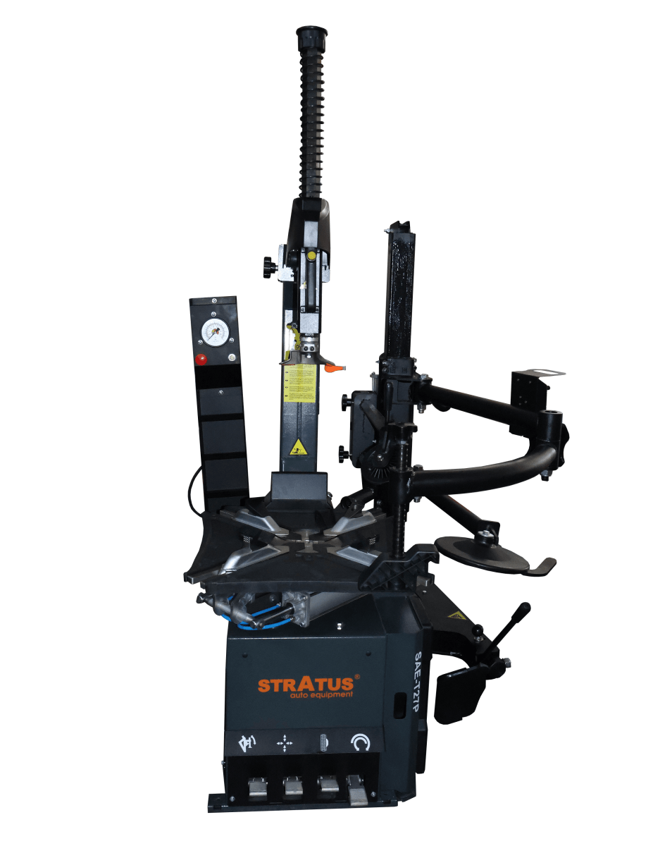 Stratus Tilt Back Tire Changer w/ Right Side Assistant Arm, 110V SKU SAE-T27P