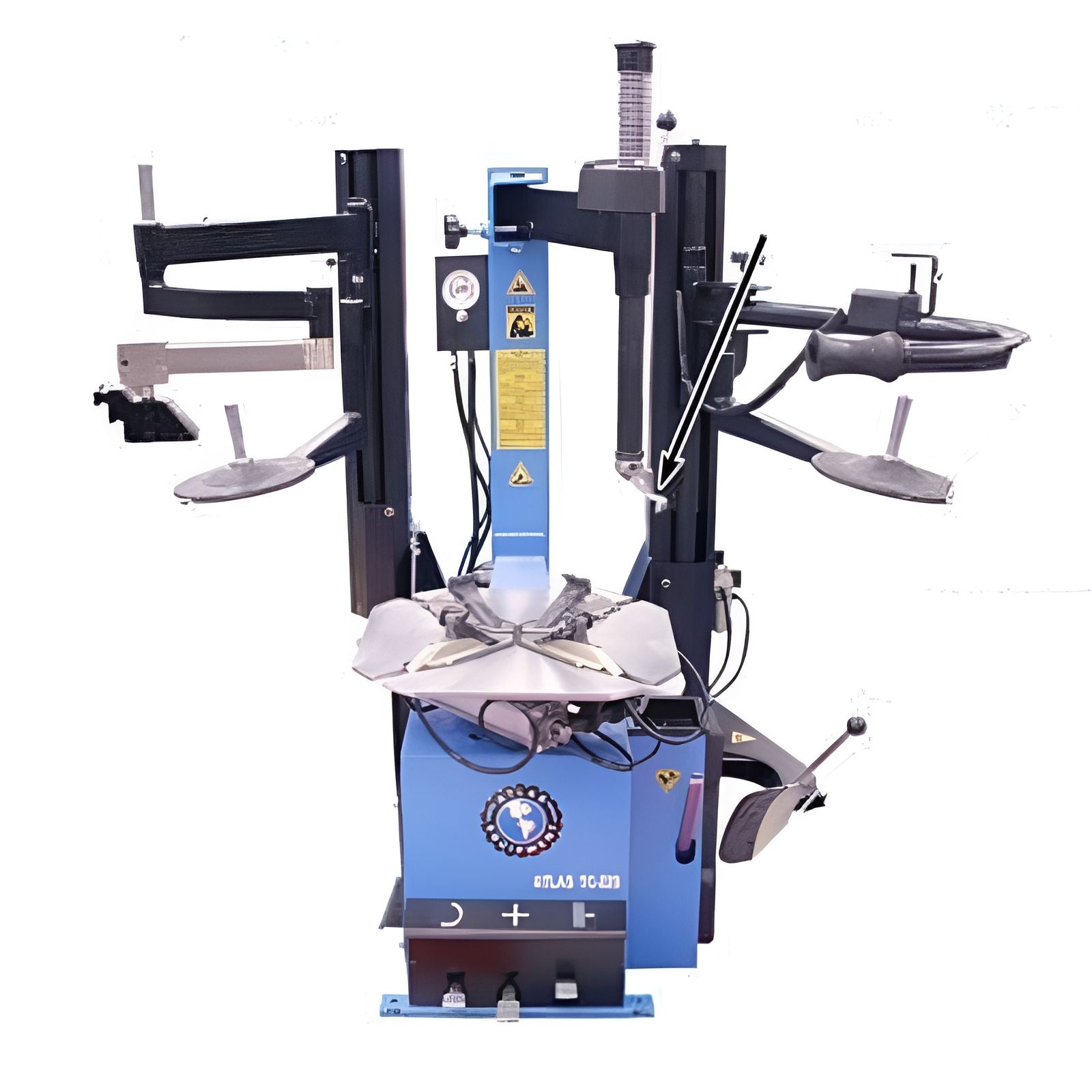 Atlas Rim-Clamp Tire Changer w/ Dual Assist Arms SKU ATETC229DAA