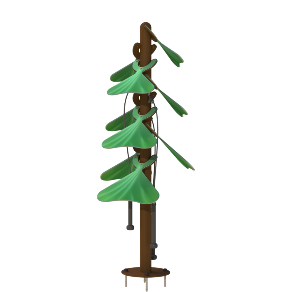 FreeNotes Tenor Tree 12 Notes, Green Musical Element SKU TREE