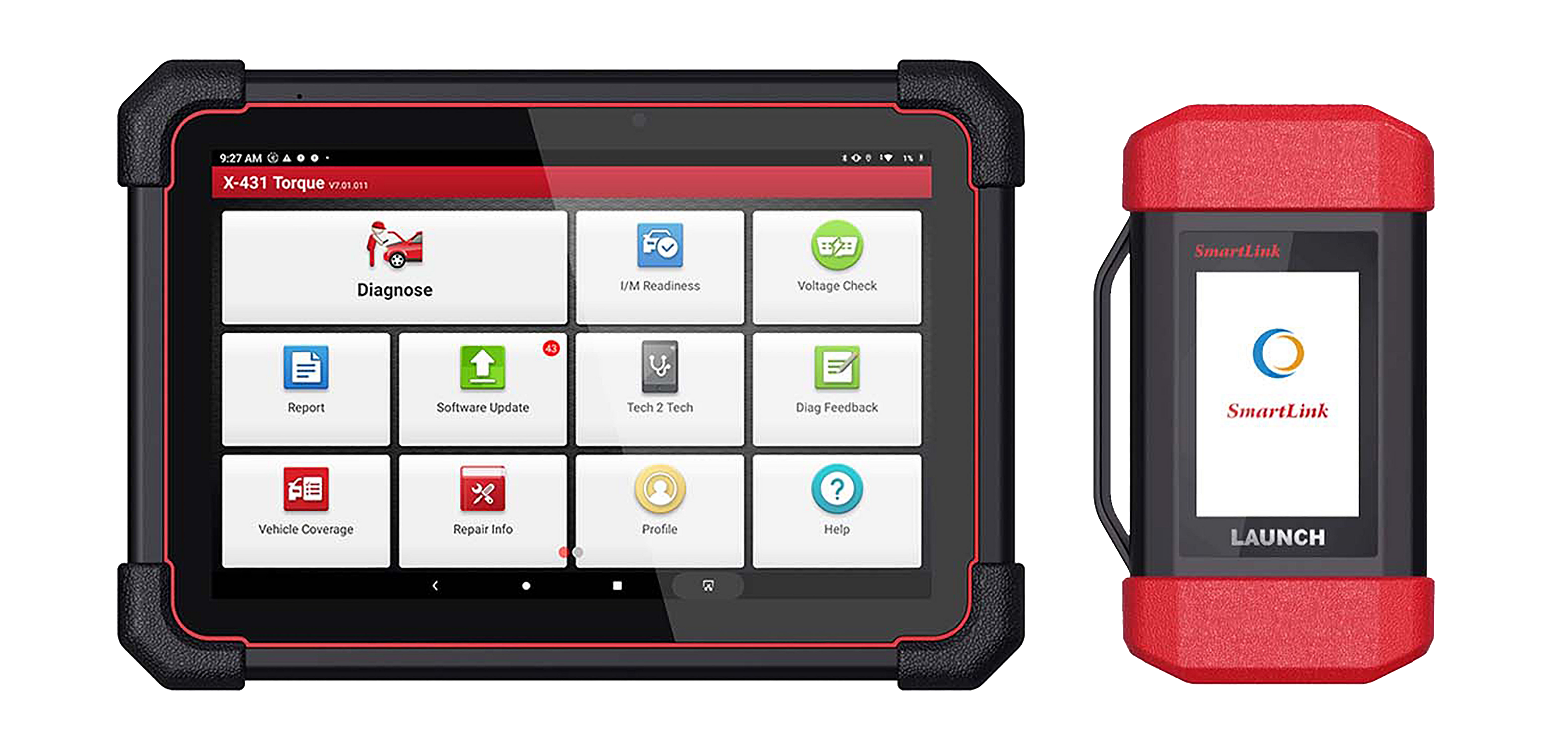 Launch Tech USA X431 Torque Link w/ X431 Fix w/ 2 channel Scopebox SKU 301181048