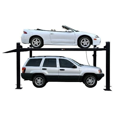 Tuxedo 8,000 lb Deluxe Storage Lift Extended, Poly Casters, Drip Trays, Jack Tray SKU FP8K-DX-XLT