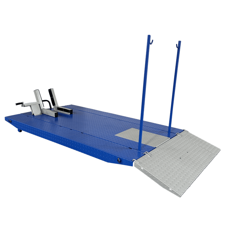 Tuxedo 1,500 lb High Rise Motorcycle Lift Bench w/ Vise, Sides, Balance Bar, Pump SKU M-1500C-HR