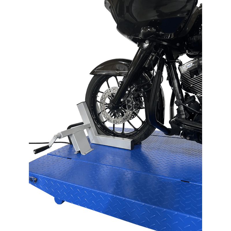 Tuxedo 1,500 lb High Rise Motorcycle Lift Bench w/ Vise, Sides, Balance Bar, Pump SKU M-1500C-HR