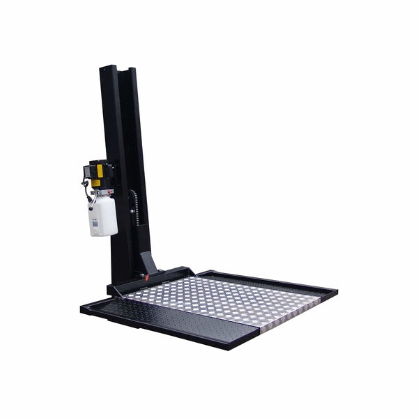 Tuxedo 2,000 lb Single Column Lawnmower Storage Lift, 110V Duro Included SKU SC-2K