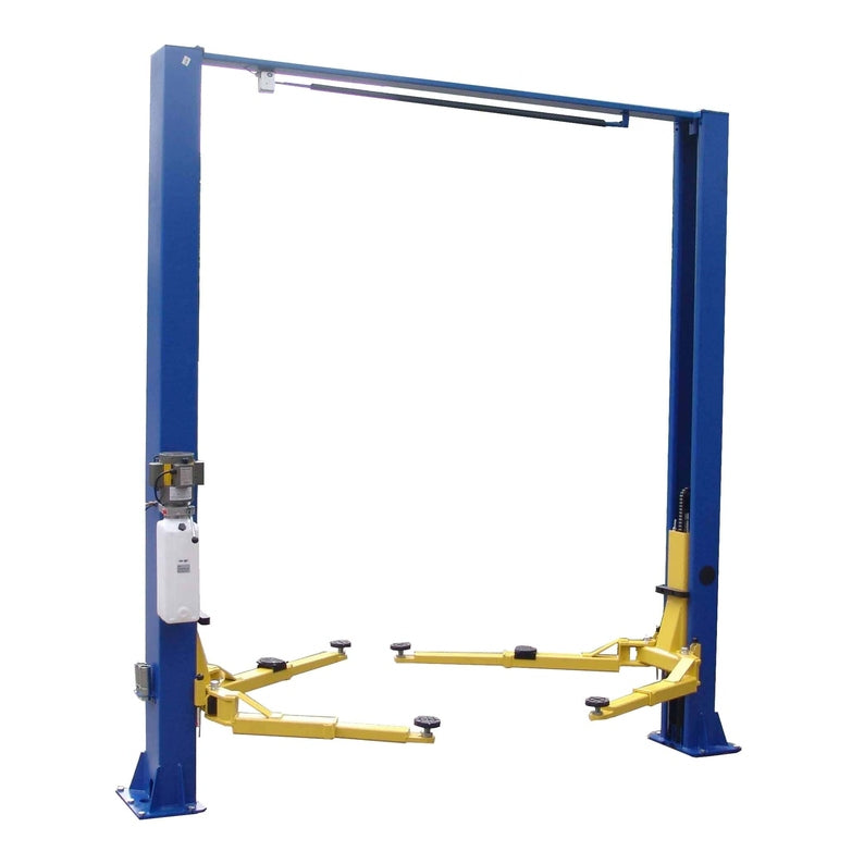 Tuxedo 9,000 lb Two Post Clear Floor, Asymmetric SKU TP9KACX