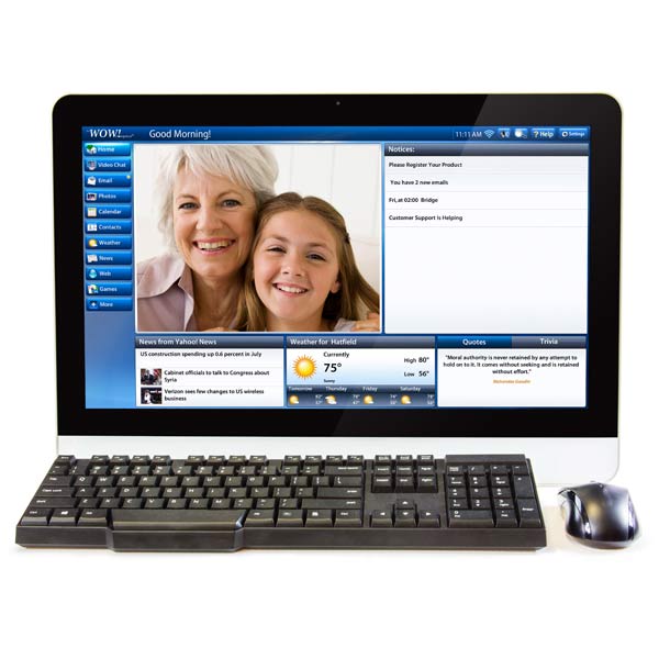 Journey Health & Lifestyle WOW Computer For Seniors w/ 22" Display SKU 21089