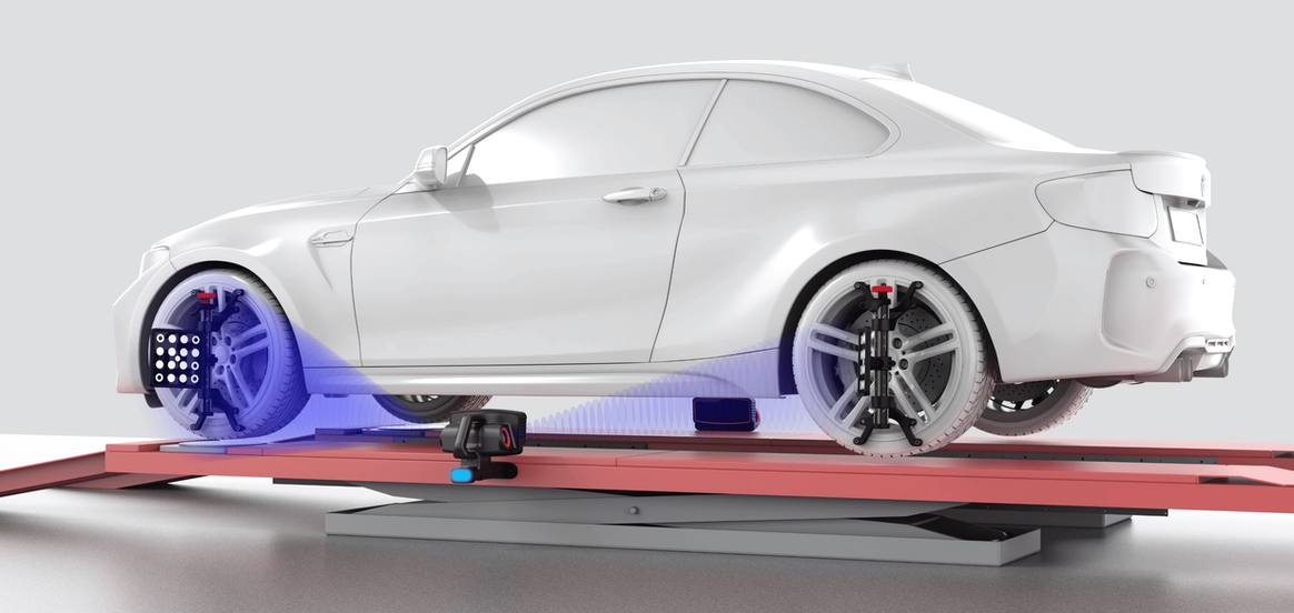 Launch Tech USA X-613 Wireless 3D Aligner, 4 Point Rim Clamps, 3 Point Tire Clamps, Throttle V- Full SKU 702020112TF