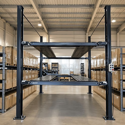 Triumph Double Stacker Four Post Storage Lift SKU NSS-5x2