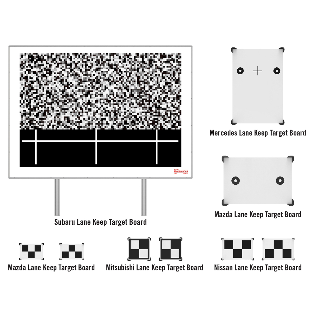 Autel LDWTARGET2 LDW Calibration Targets For Standard ADAS Frame SKU AULLDWTARGET2