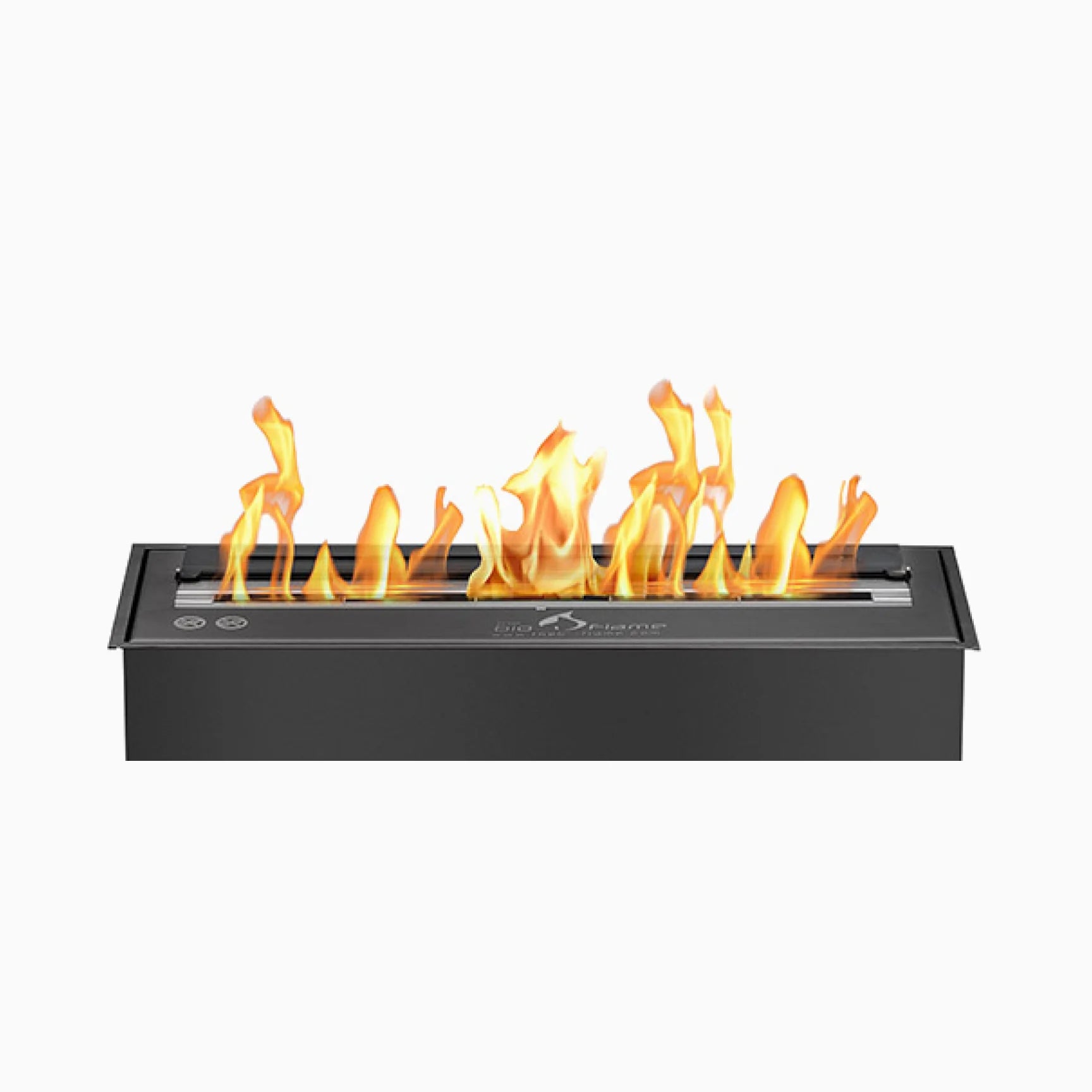 The Bio Flame 24" Burner Bio Ethanol Fireplace SKU EB-24-Silver