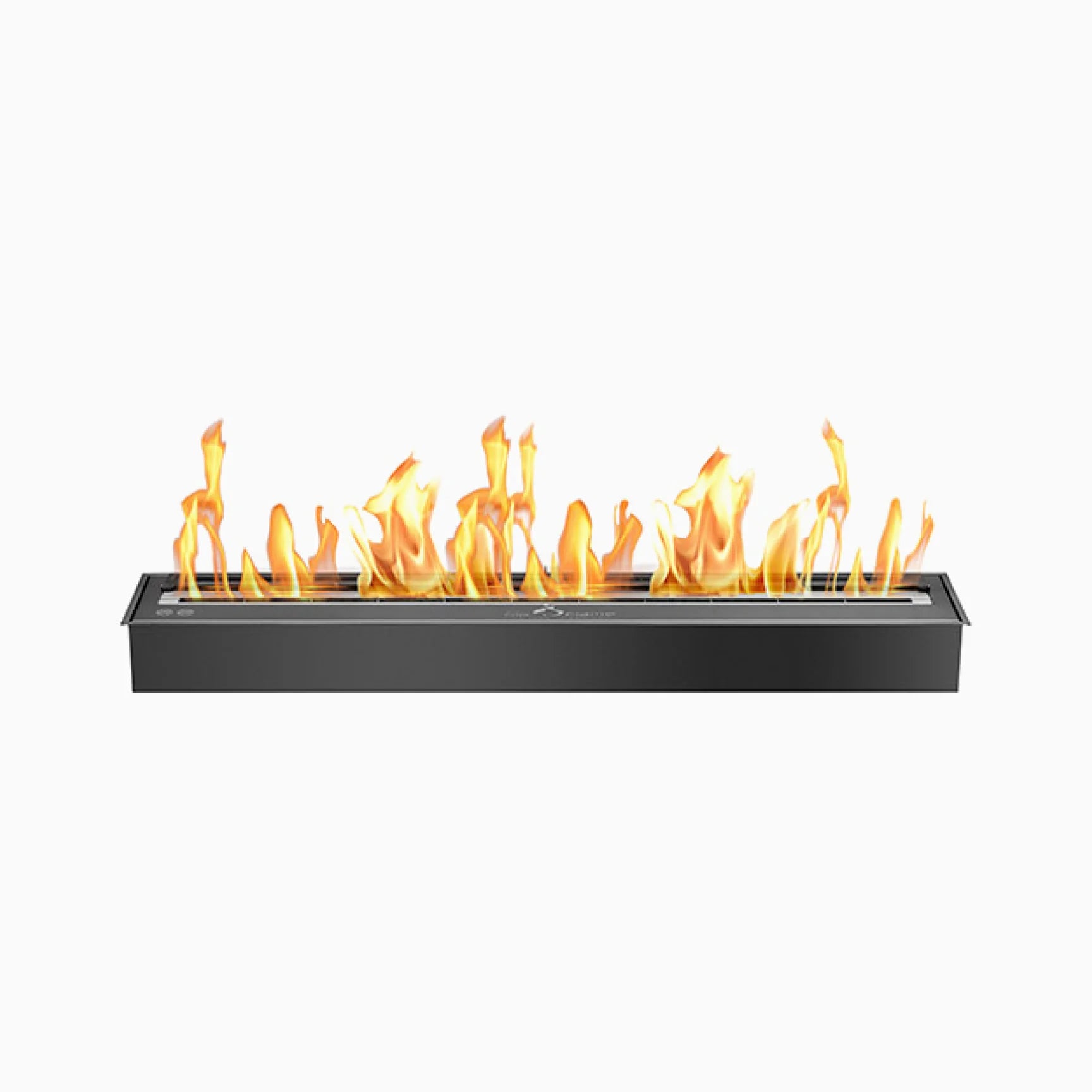 The Bio Flame 48” Burner Bio Ethanol Fireplace SKU EB-48-Silver