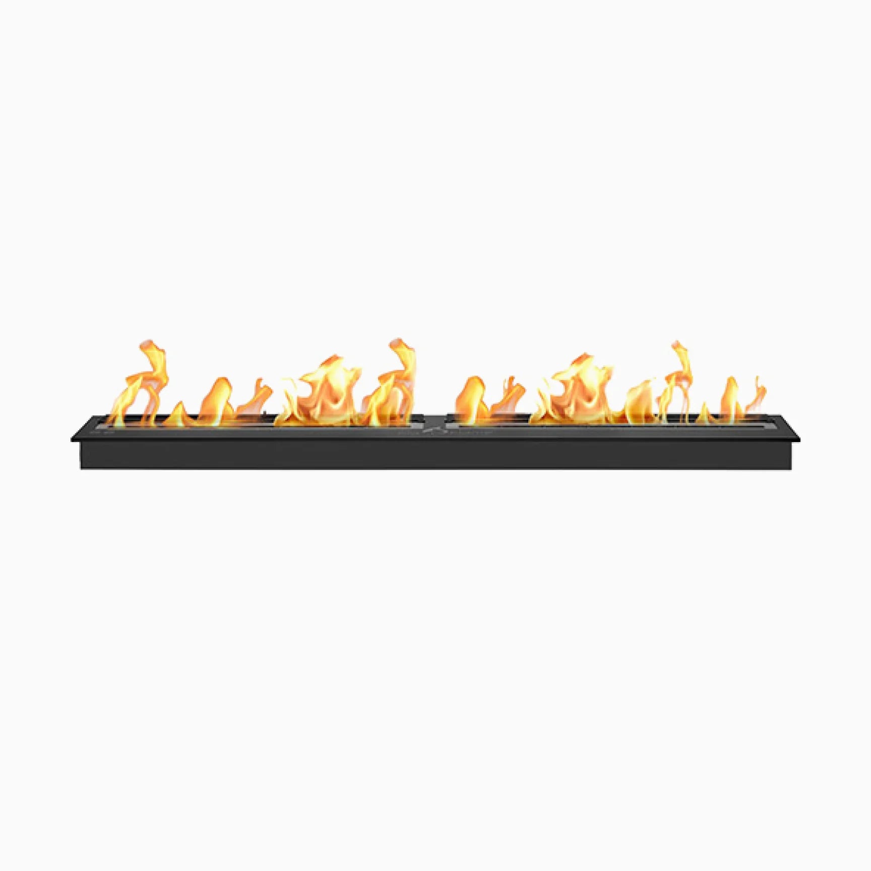 The Bio Flame 84” Burner Bio Ethanol Fireplace SKU EB-84-Silver