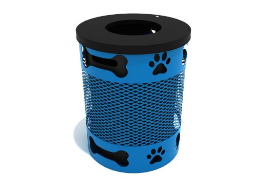 Playground Equipment Dog Park Trash Can SKU PDP004