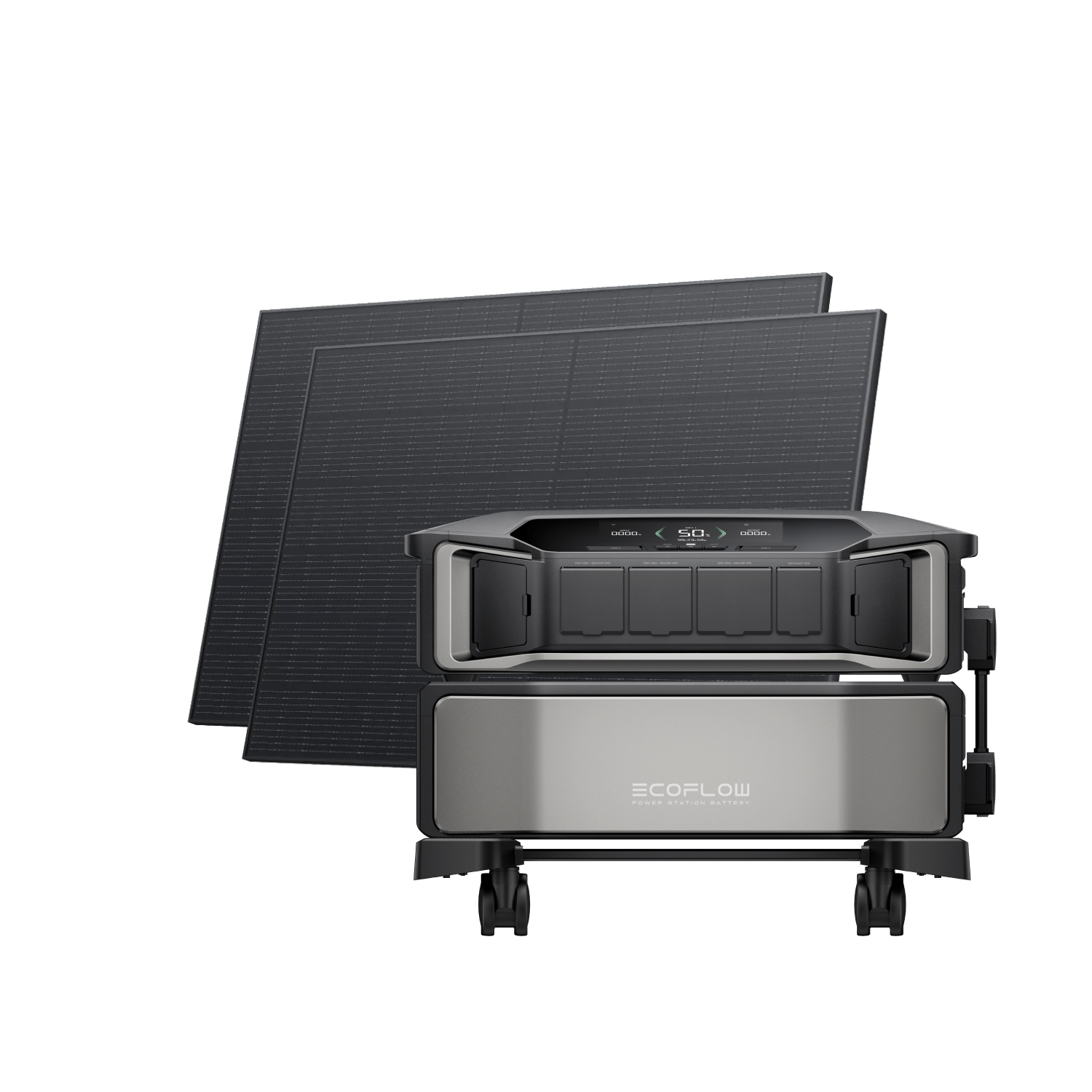 EcoFlow DELTA Pro Ultra w/ 400W Rigid Solar Panel SKU EFDeltaProUltra-US+ZPTSP300