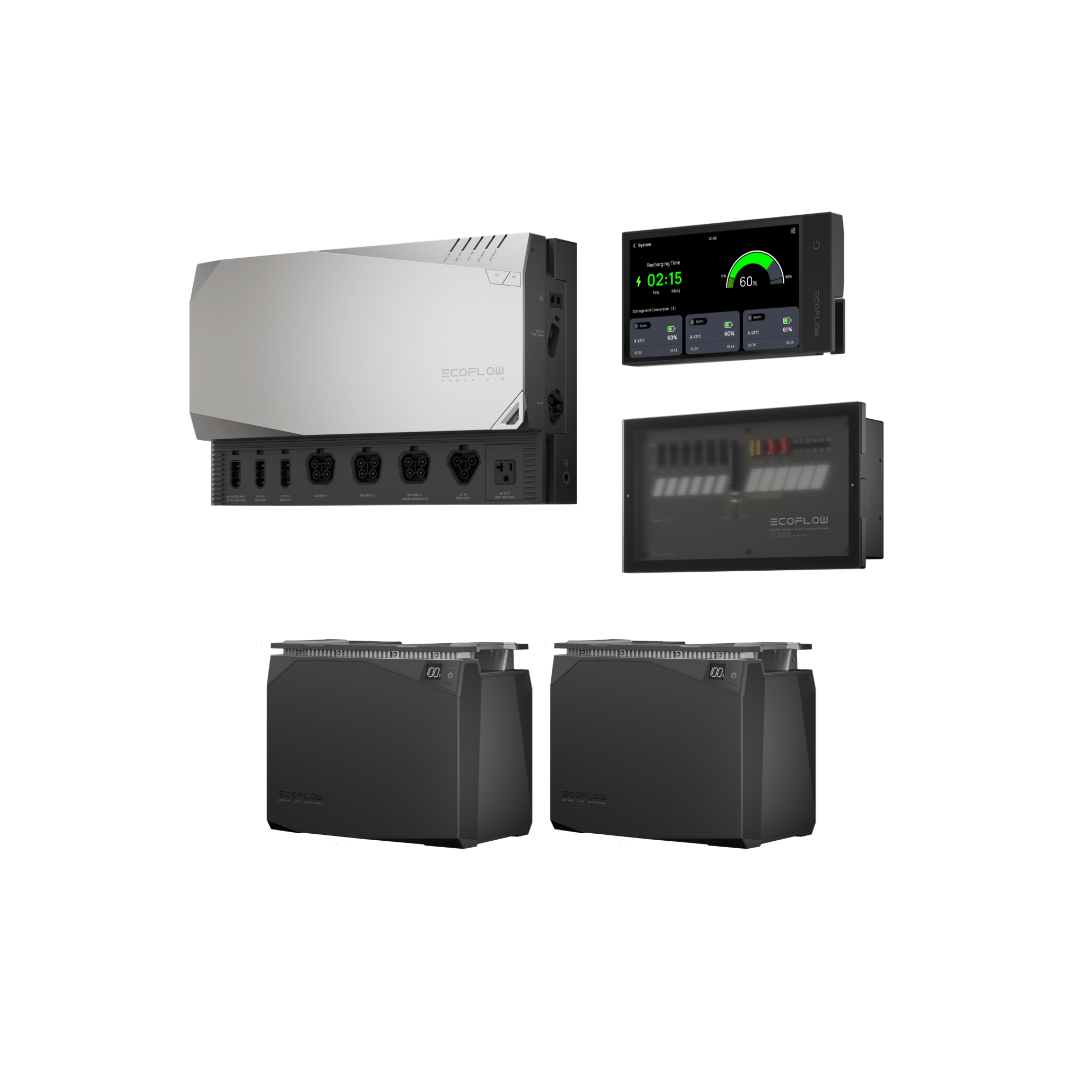 EcoFlow 4kWh Power Kits SKU ZMM100BP4-Combo1-US