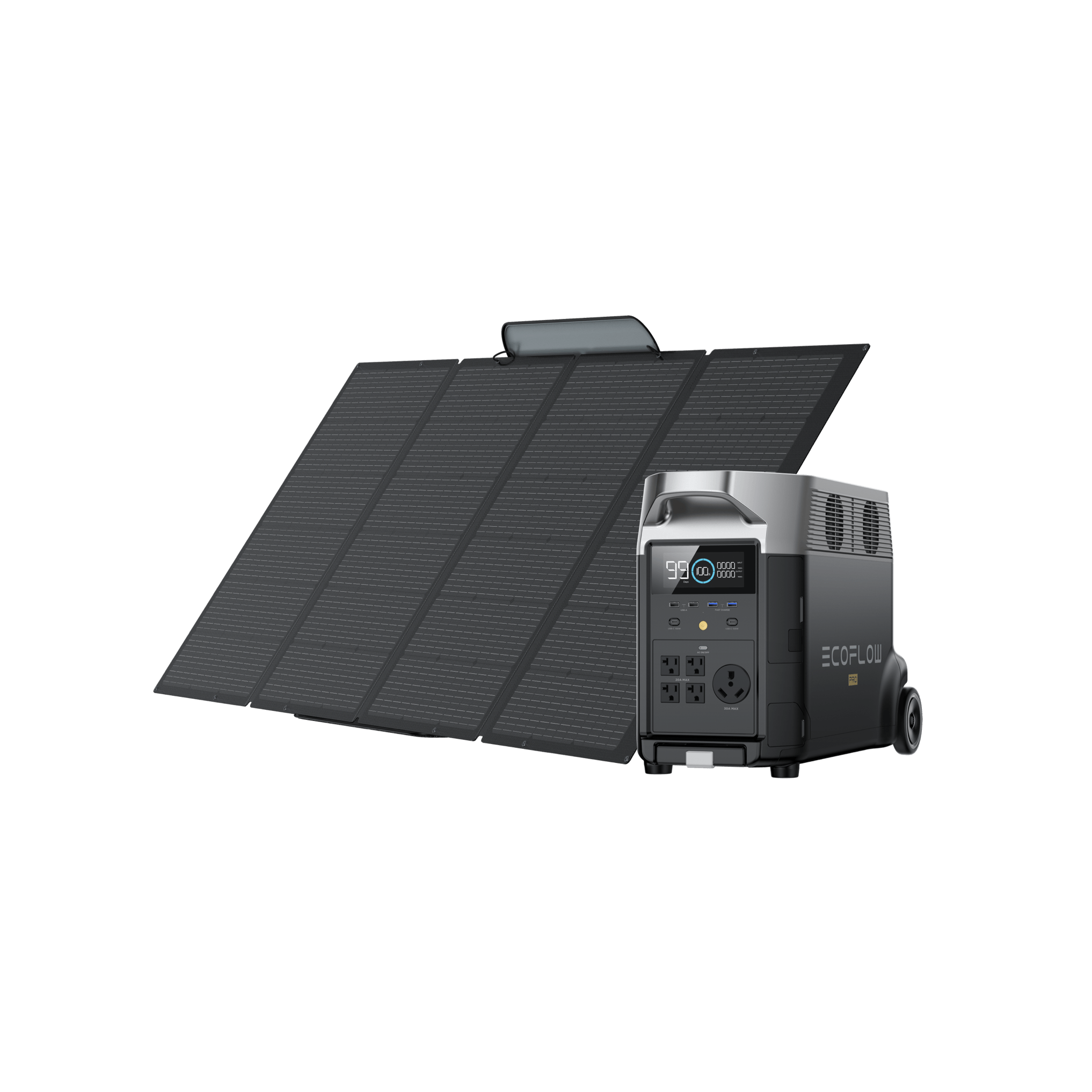 EcoFlow DELTA Pro Solar Generator (PV400W) SKU EPRO-US-4-400