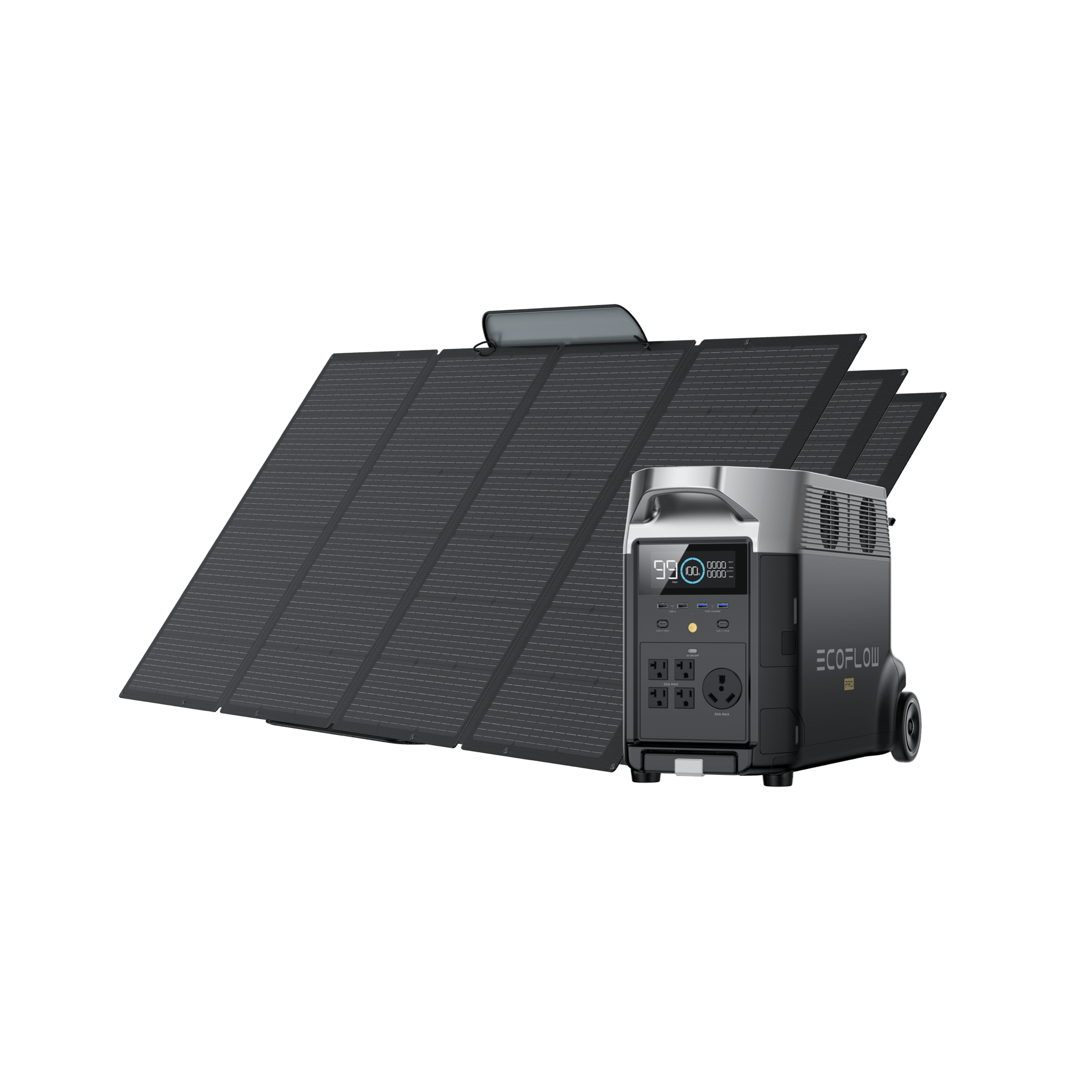 EcoFlow DELTA Pro Solar Generator (PV400W) SKU EPRO-US-4-400