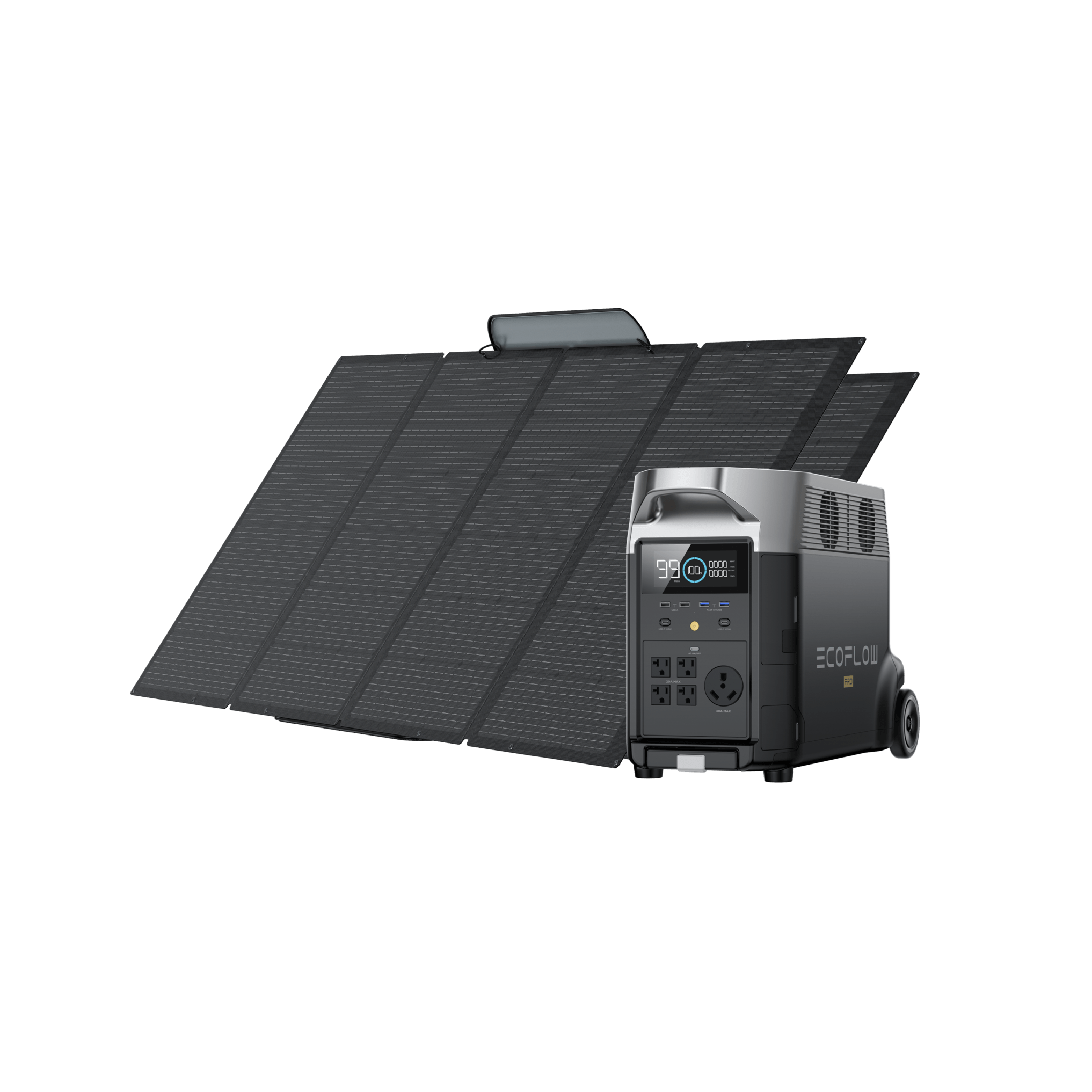 EcoFlow DELTA Pro Solar Generator (PV400W) SKU EPRO-US-4-400