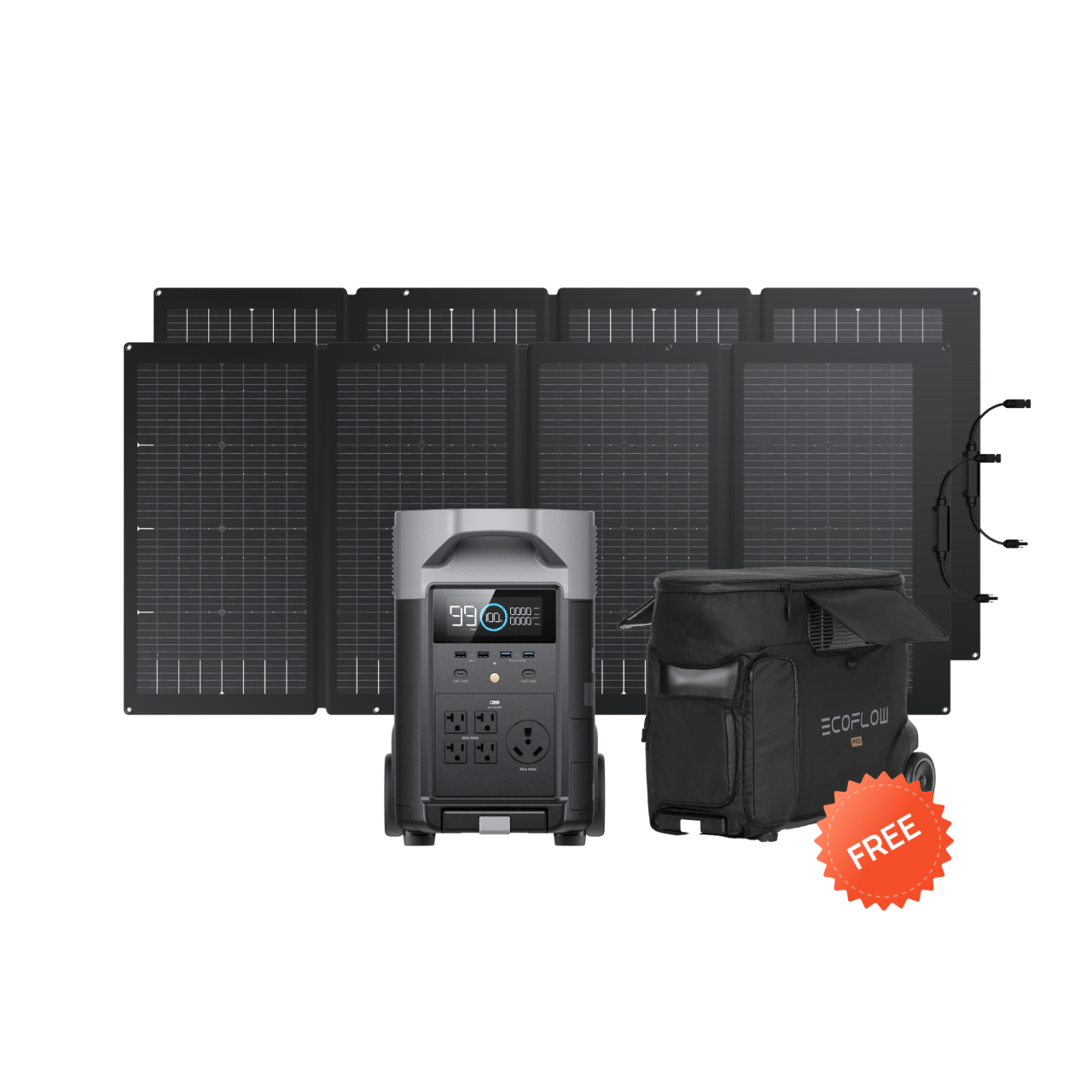 EcoFlow DELTA Pro Portable Power Station SKU DELTAPro-1600W-US