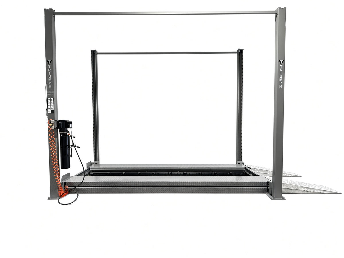 Triumph Triple Stacker 10,000 lb Four Post Storage Lift SKU NSS-5x2