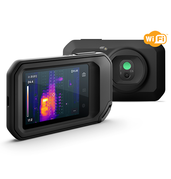 FLIR C5 Compact Professional Thermal Camera w/MSX and WiFi 160 x 120 Resolution/9Hz SKU FLIR C5