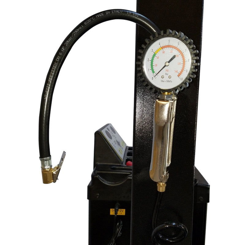 iDEAL Tire Changer & MC Wheel Balancer Hand Spin Combo w/ MC Adapter Kit SKU TCWB-PSC206M