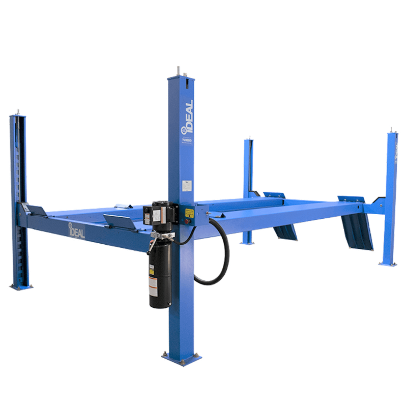 iDEAL 14,000 lb 4 Post Car Lift Closed Front Cable Pull SKU FP14KC-X