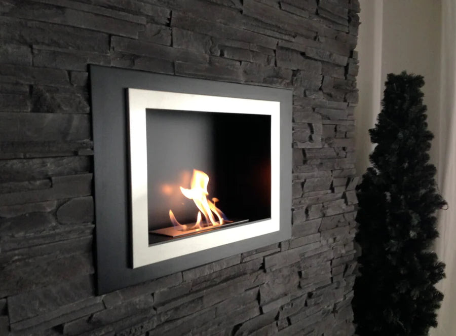 The Bio Flame Pure Wall Mounted Bio Ethanol Fireplace SKU Pure