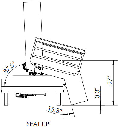 Journey Health & Lifestyle UpWalker Upbed Standard SKU 8470