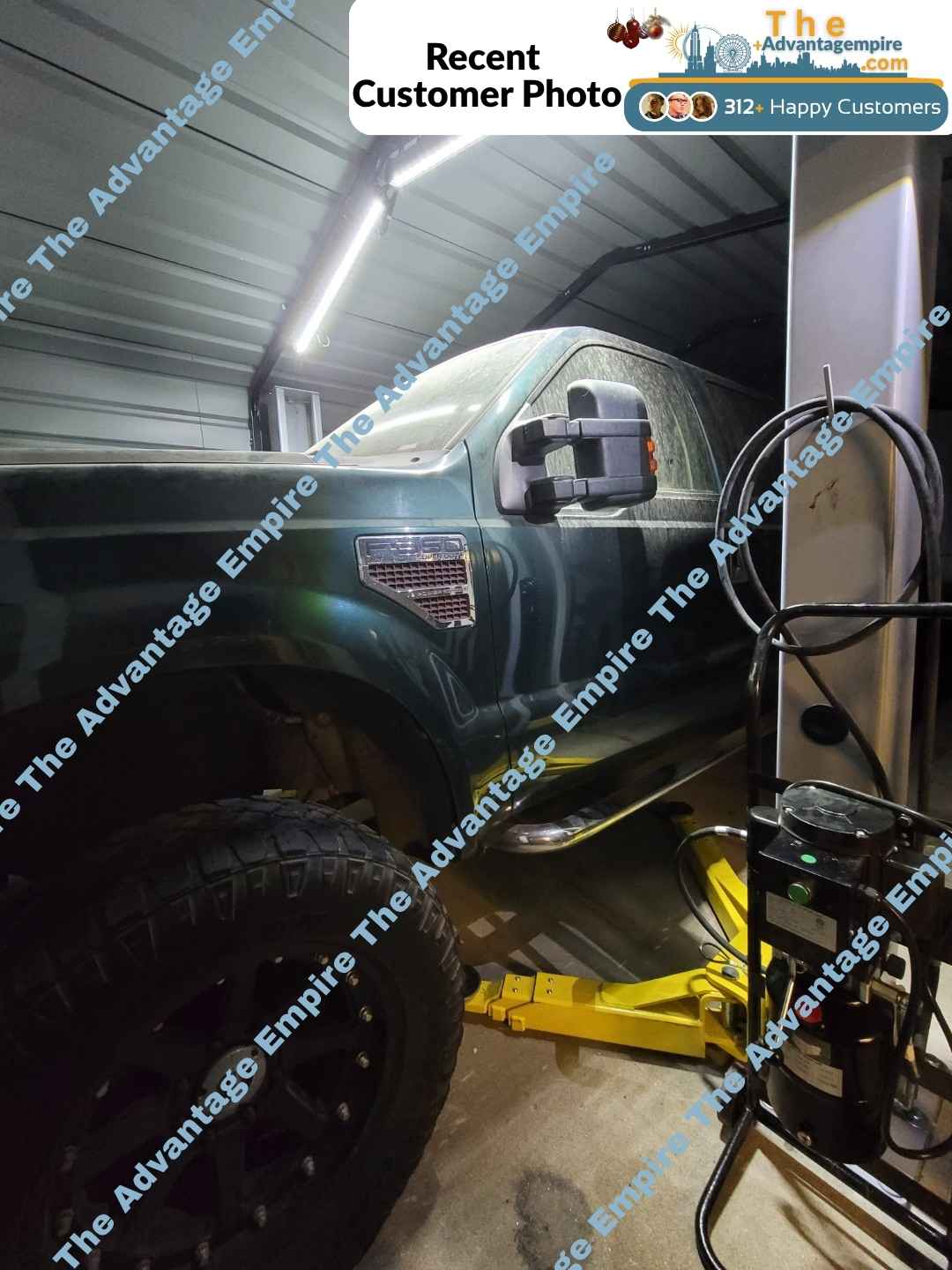 Triumph 7,000 lb 2 Post Lift Portable SKU C-7000