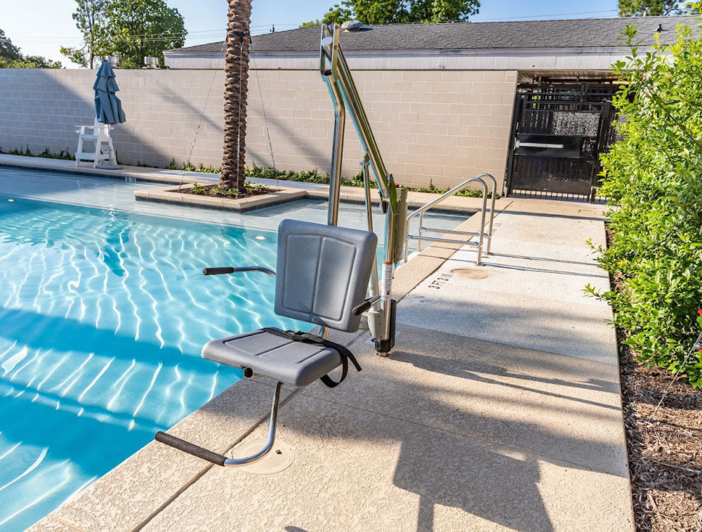 Spectrum Aquatics Motion Trek BP400 Deluxe Pool ADA Lift w/ Anchor SKU 163145-DLX