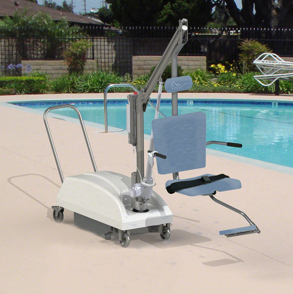 Spectrum Aquatics Motion Trek BP300 Portable Deluxe ADA Pool Lift SKU 165600-DLX