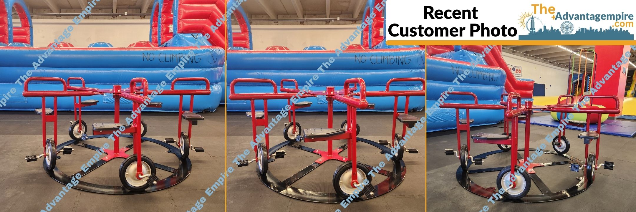 Playground Equipment 5-Seat Merry Go Cycle SKU PFS022