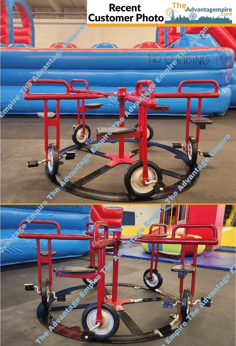 Playground Equipment 5-Seat Merry Go Cycle SKU PFS022