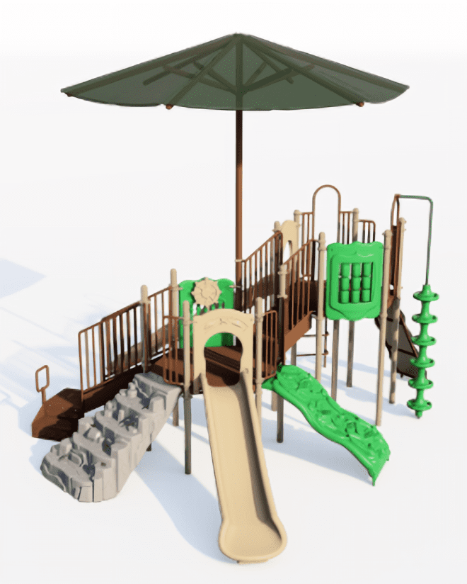 UltraPlay Hex Hop w/ Shade Playground SKU UPLAY-051