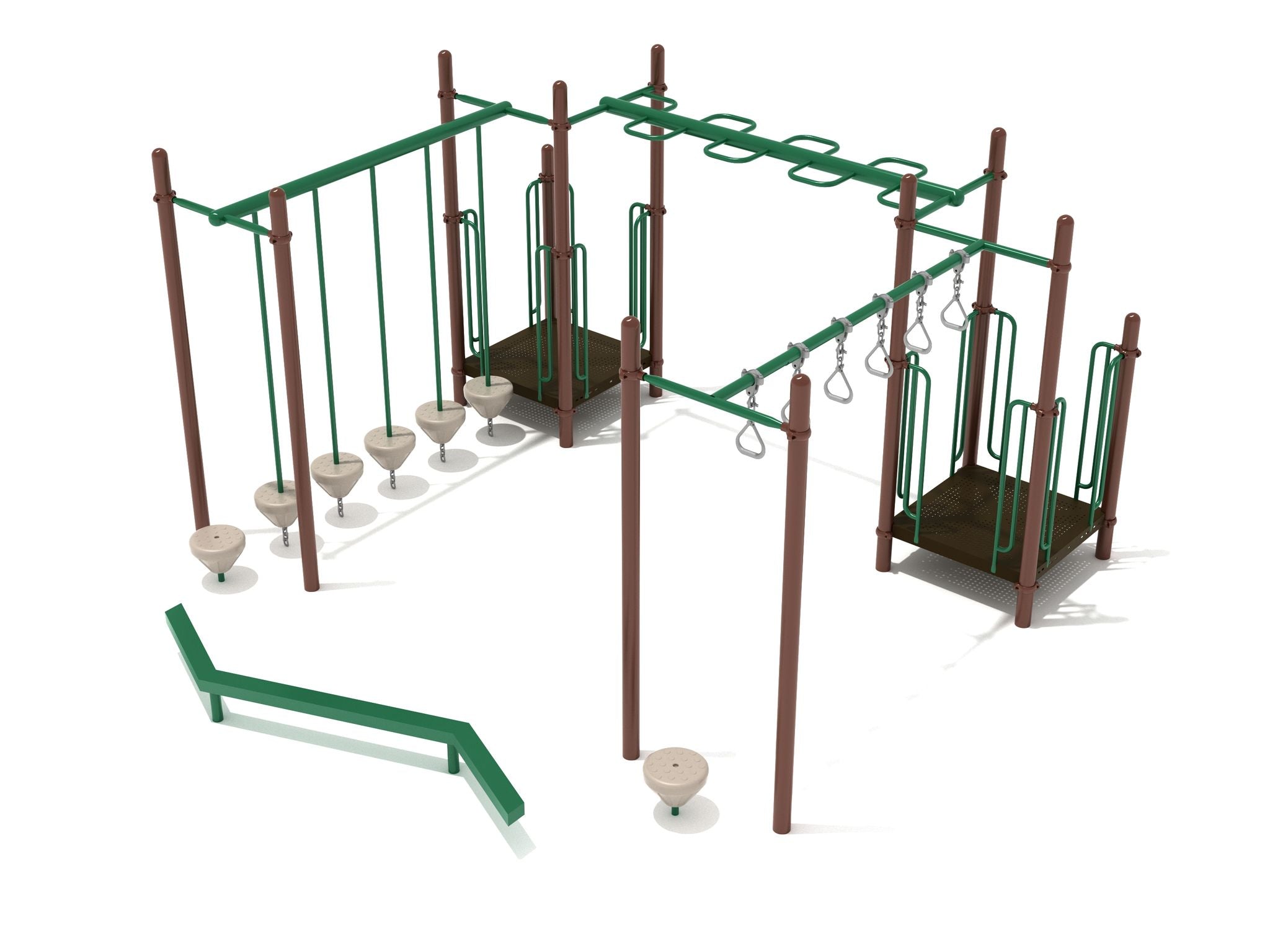 Playground Equipment North Bethesda Fitness Course Playground SKU PKP161