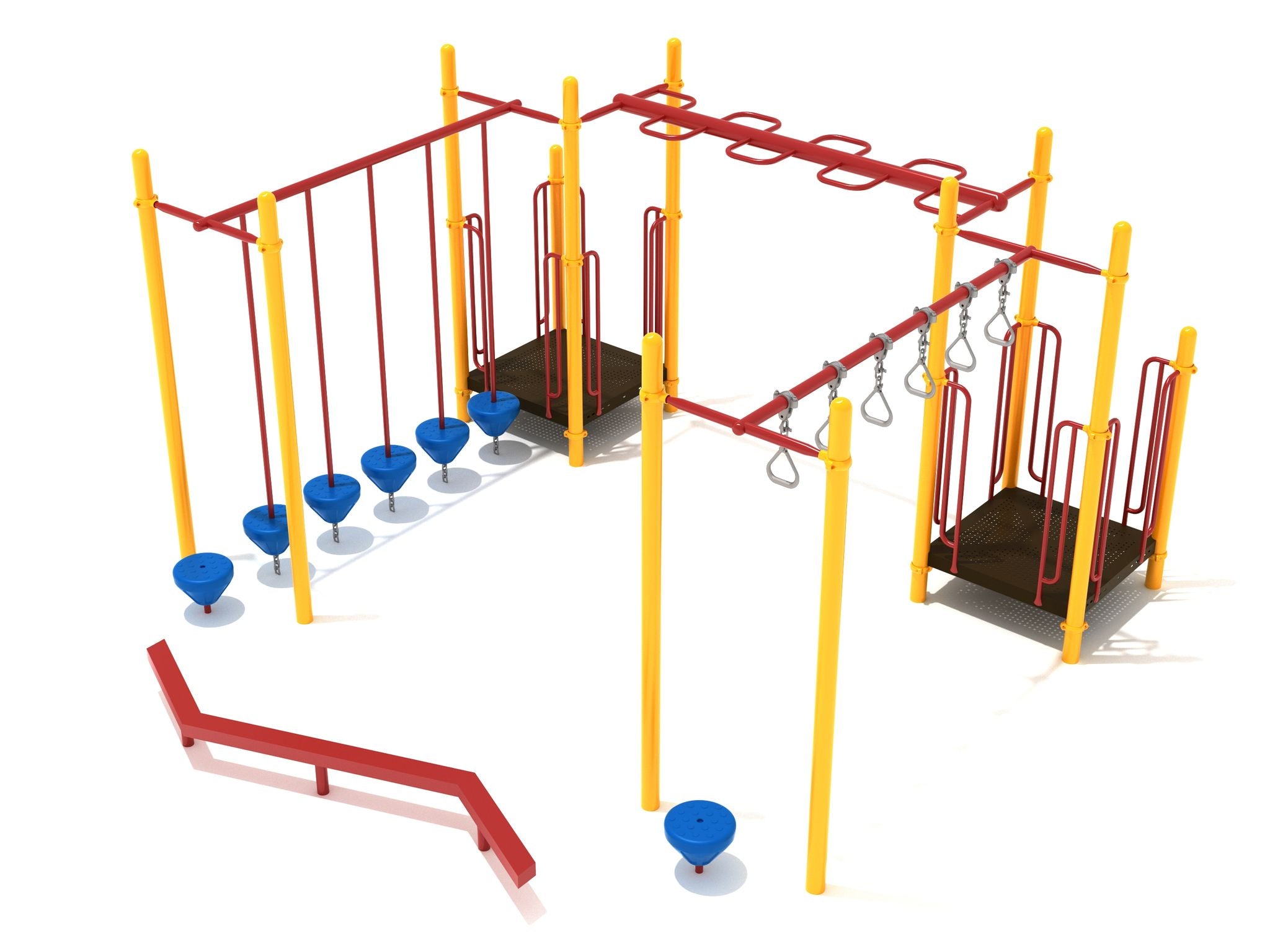 Playground Equipment North Bethesda Fitness Course Playground SKU PKP161