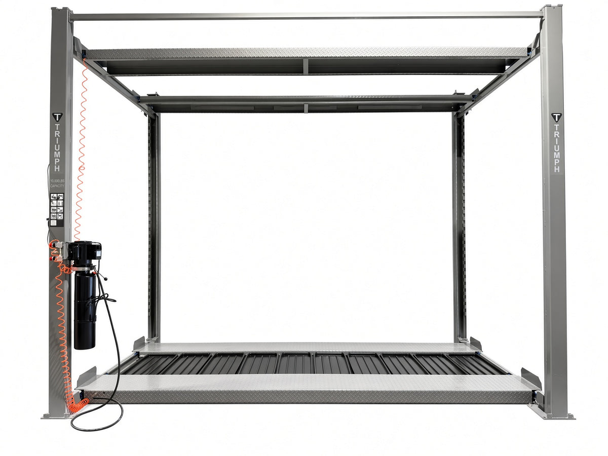 Triumph Triple Stacker 10,000 lb Four Post Storage Lift SKU NSS-5x2