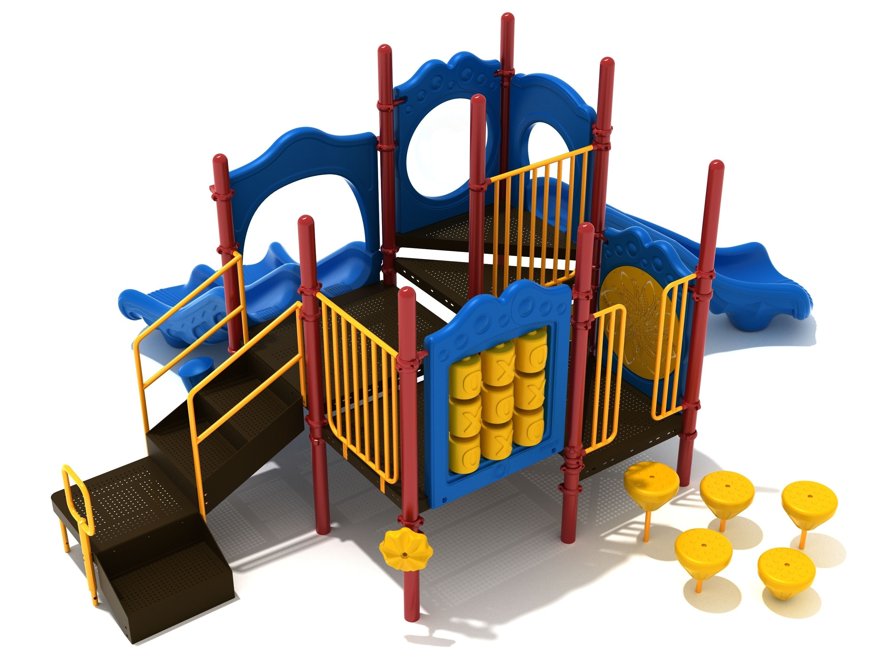 Playground Equipment Red Bud Playground SKU PKP206