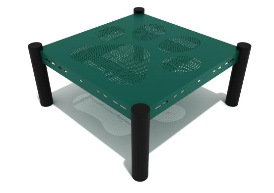 Playground Equipment Paw Print Grooming Deck SKU PDP012