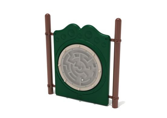 Playground Equipment Free Standing Ball Maze Panel w/ Posts SKU PFS003