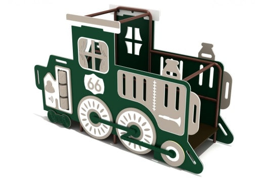 Playground Equipment Train Playhouse SKU PFS086
