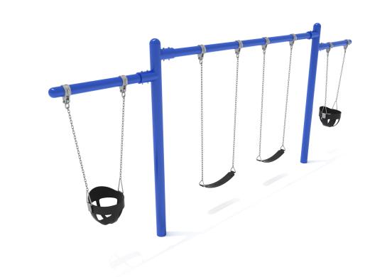Playground Equipment 7/8 Feet High Elite Cantilever Swing SKU PSW120